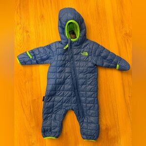 The North Face Kids Blue and Green Footie